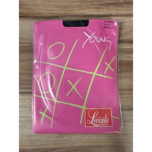Levante Girls Pantyhose Navy Size 10 (Ages 9-11) 50 Denier Opaque Made in Italy